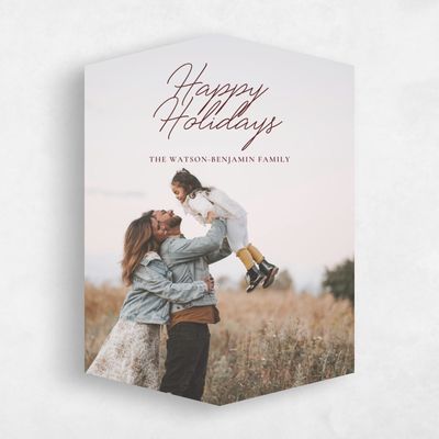 Red Diamond Holiday Card - Woodbine