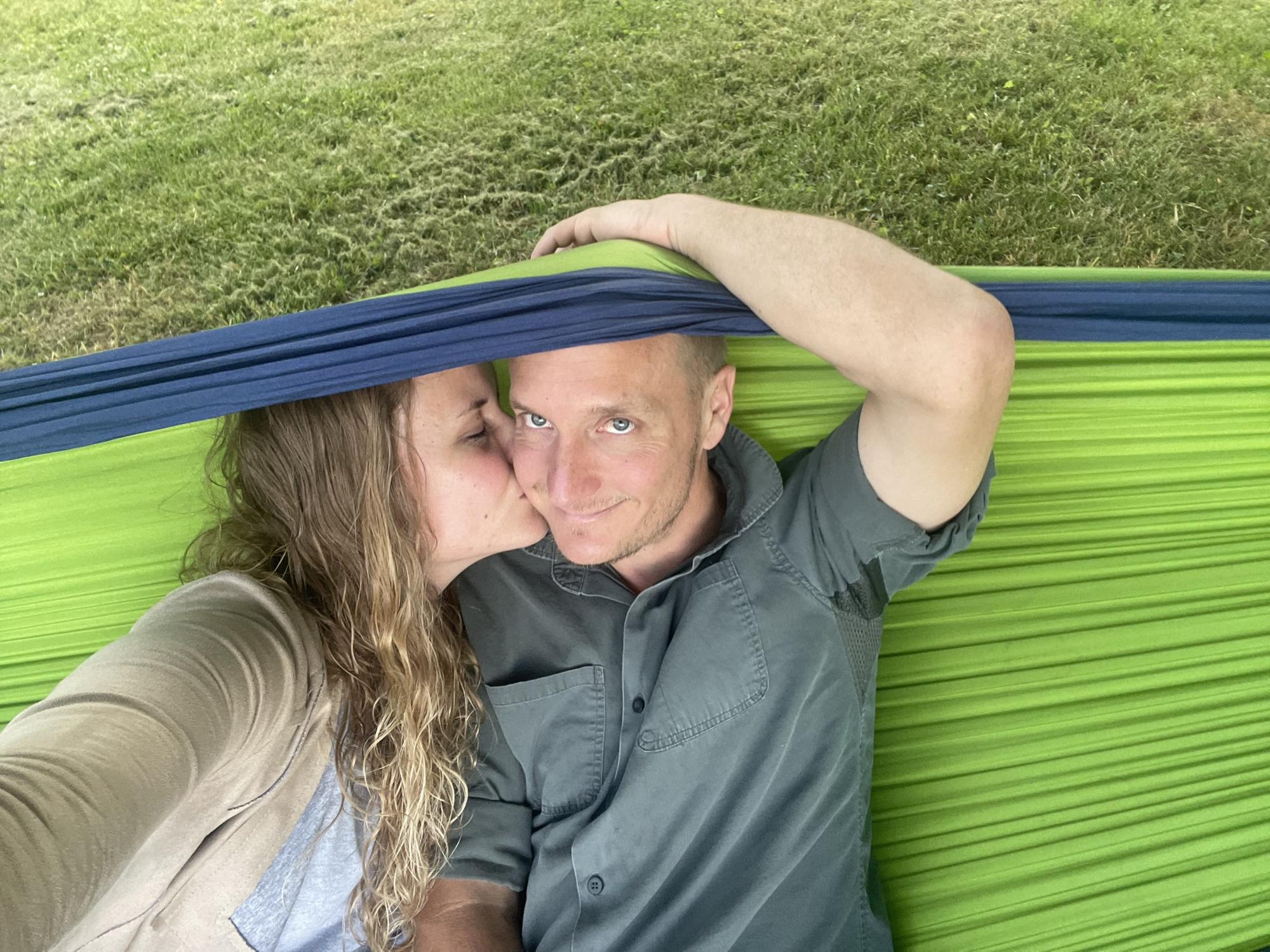 Hammocking on Lookout Mountain, Tennessee.