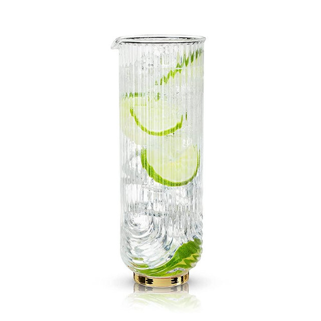 Viski Gatsby Mixing Glass Cocktail Glassware, 42 oz, Clear