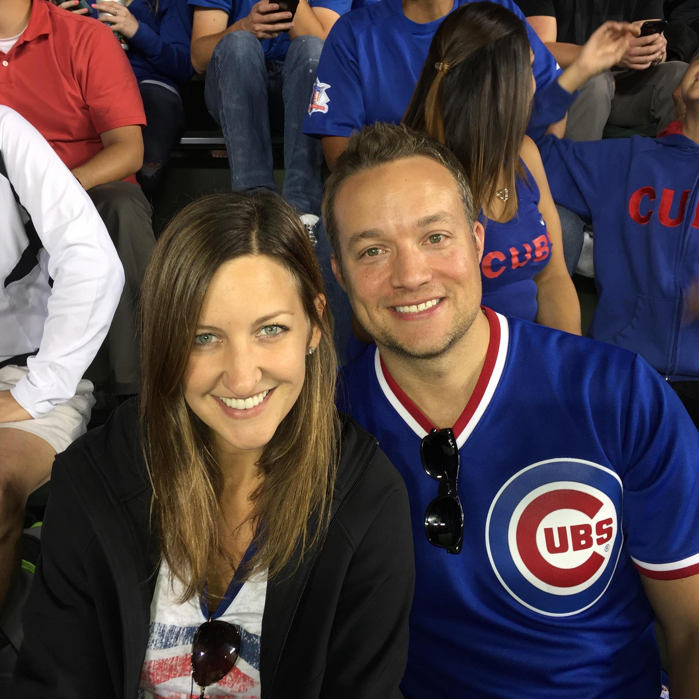 Cubs games are his favorite!