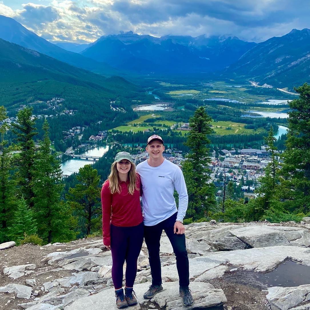 Gorgeous views on tunnel mountain in BANFF Canada!