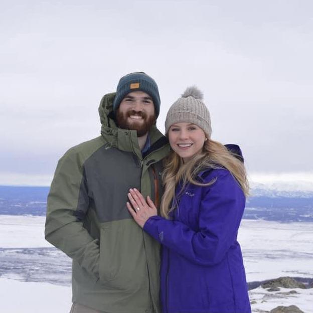 When we got engaged in Alaska!