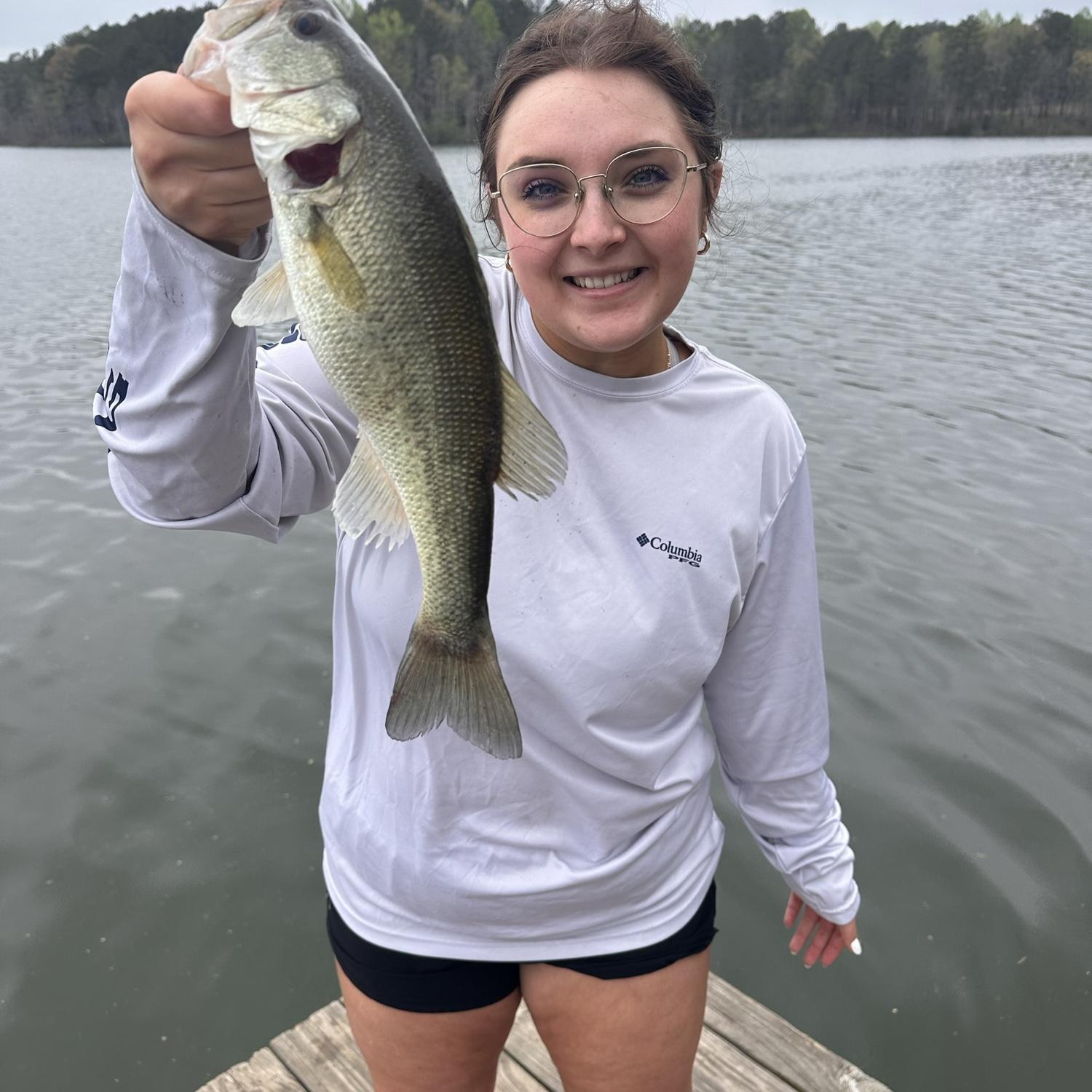 Fishing is our thing! Had to show off my fishy to make Eric proud!