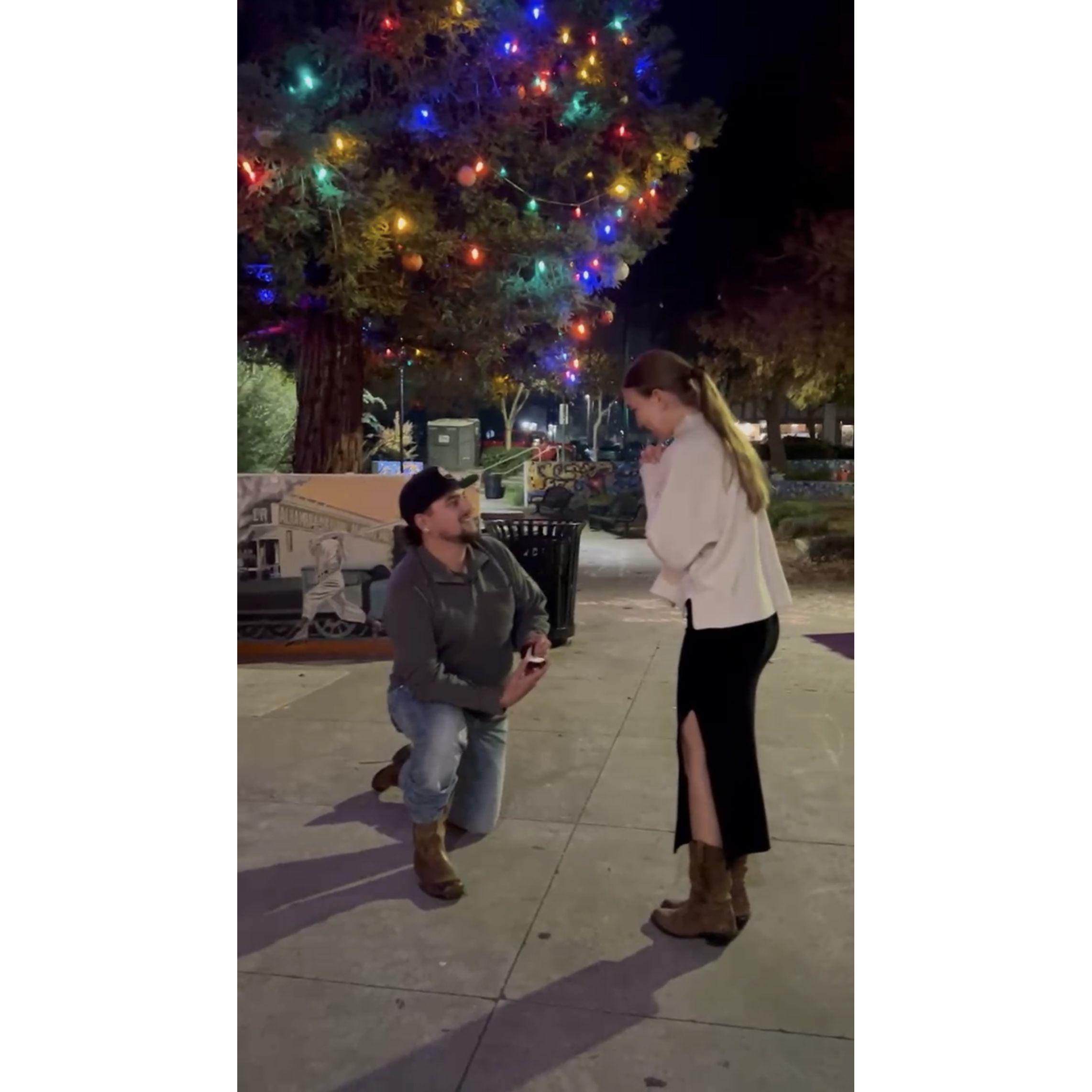 The moment I said "YES"