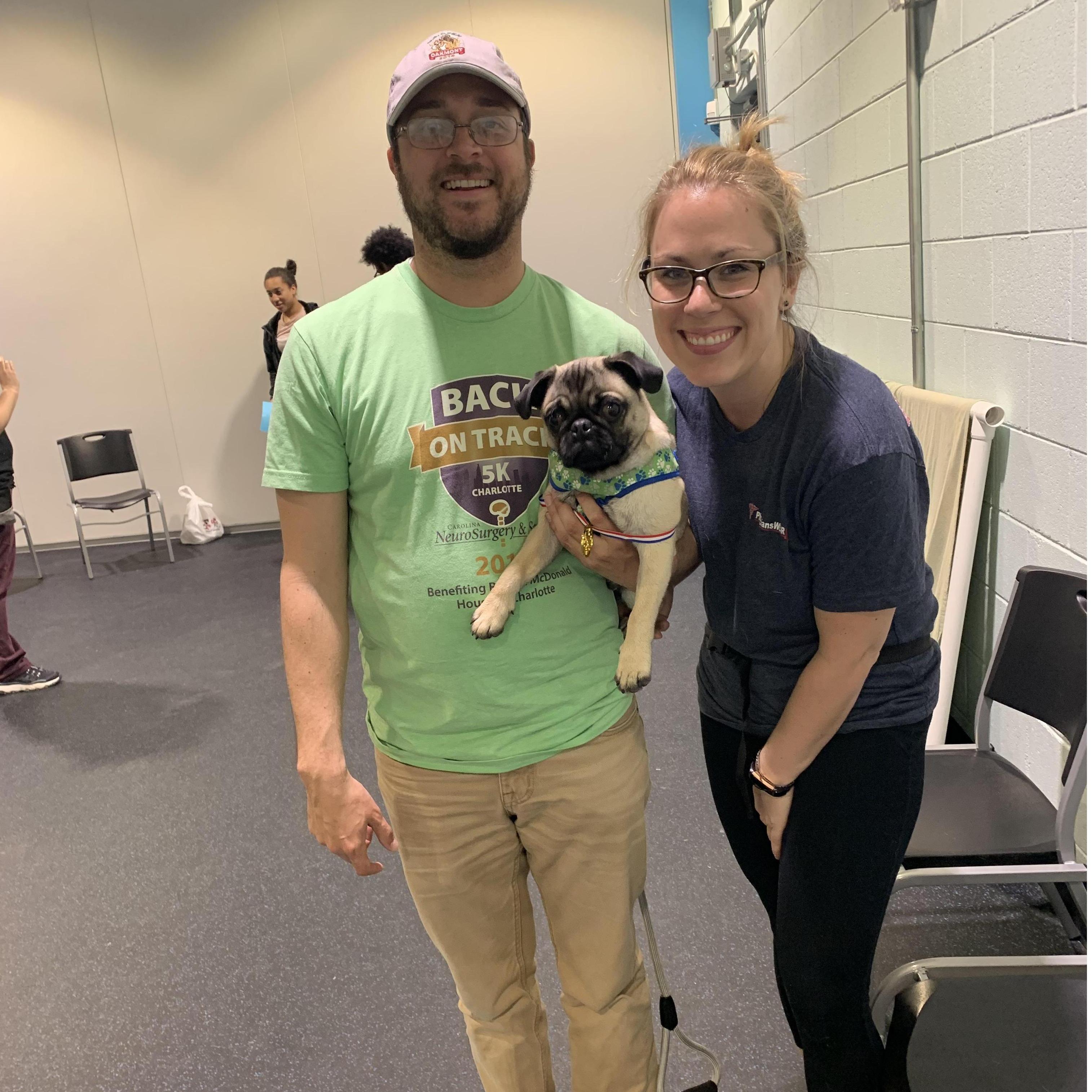 Ziggy graduates puppy class