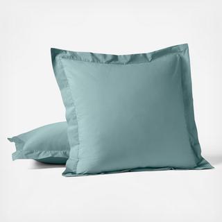 300-Thread Count Organic Percale Euro Sham
