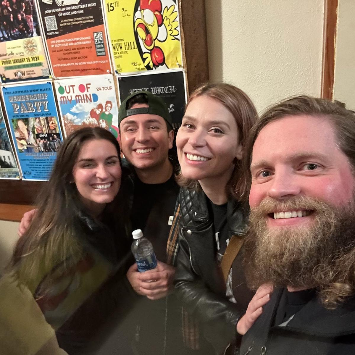 Our first concert, with Erik and Rose, was a metal concert. We really enjoyed it!