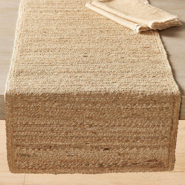 Colton Jute Table Runner, 18x108" - Natural