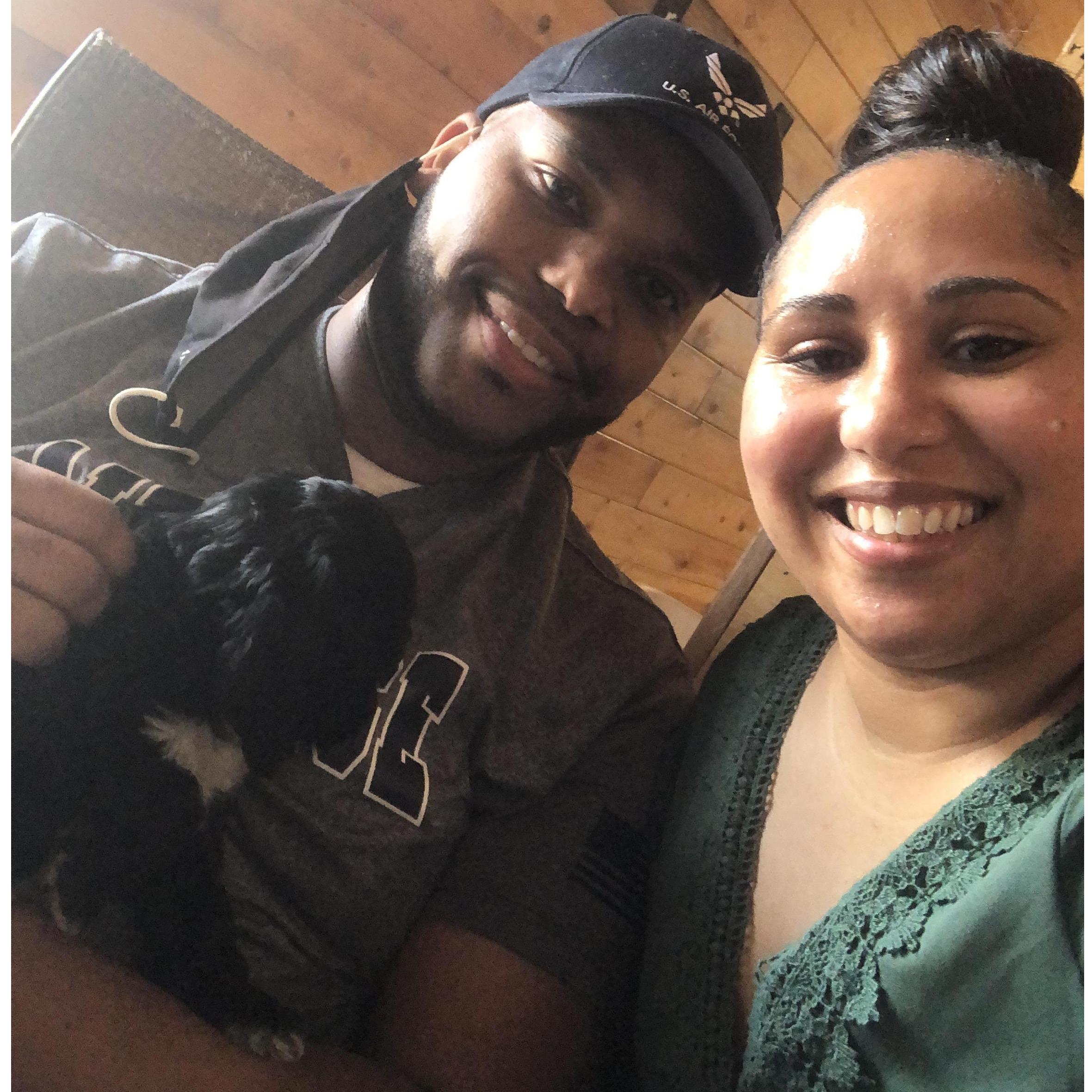 We got to meet our puppy... Snoopy 08.15.20