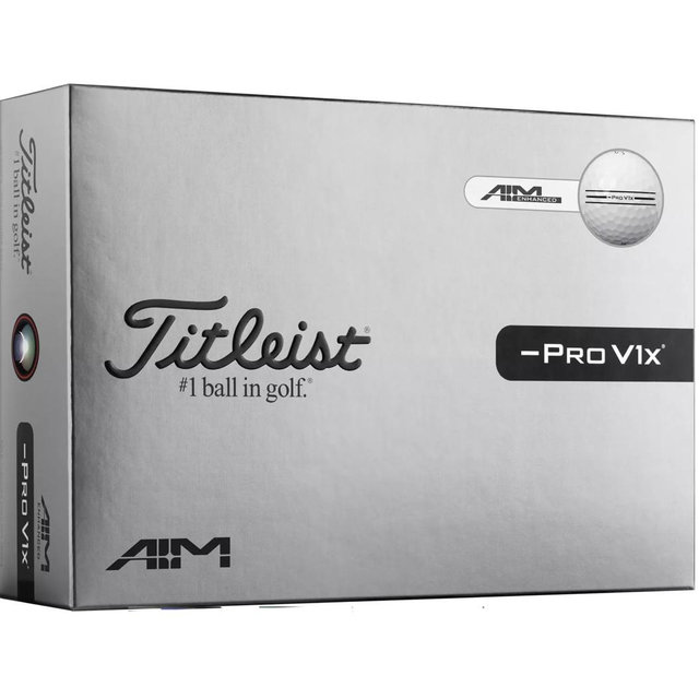 Titleist 2026 Pro V1x Left Dash AIM Enhanced Golf Balls