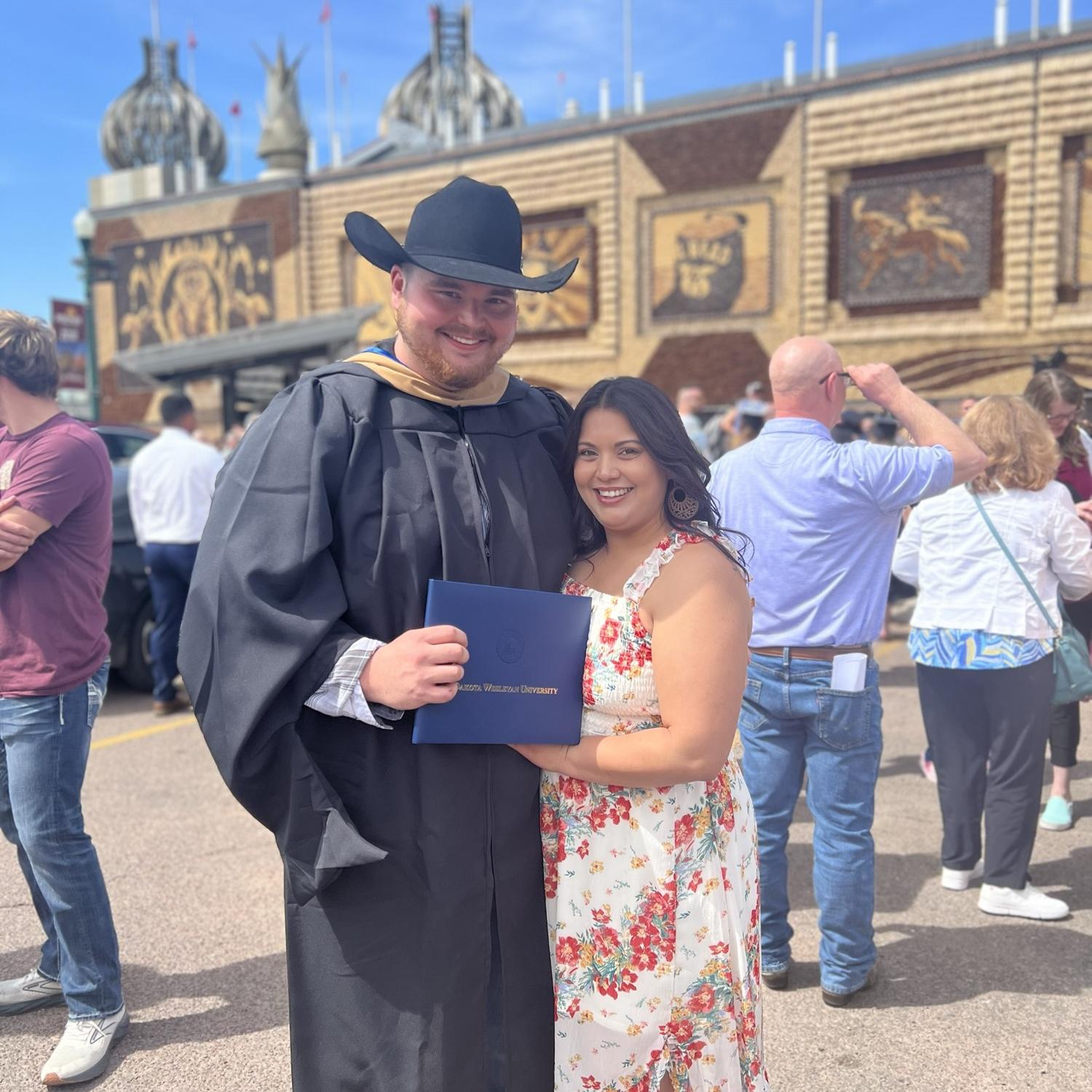 Jude Graduated DWU with his Masters Degree in Business. 2023❤️