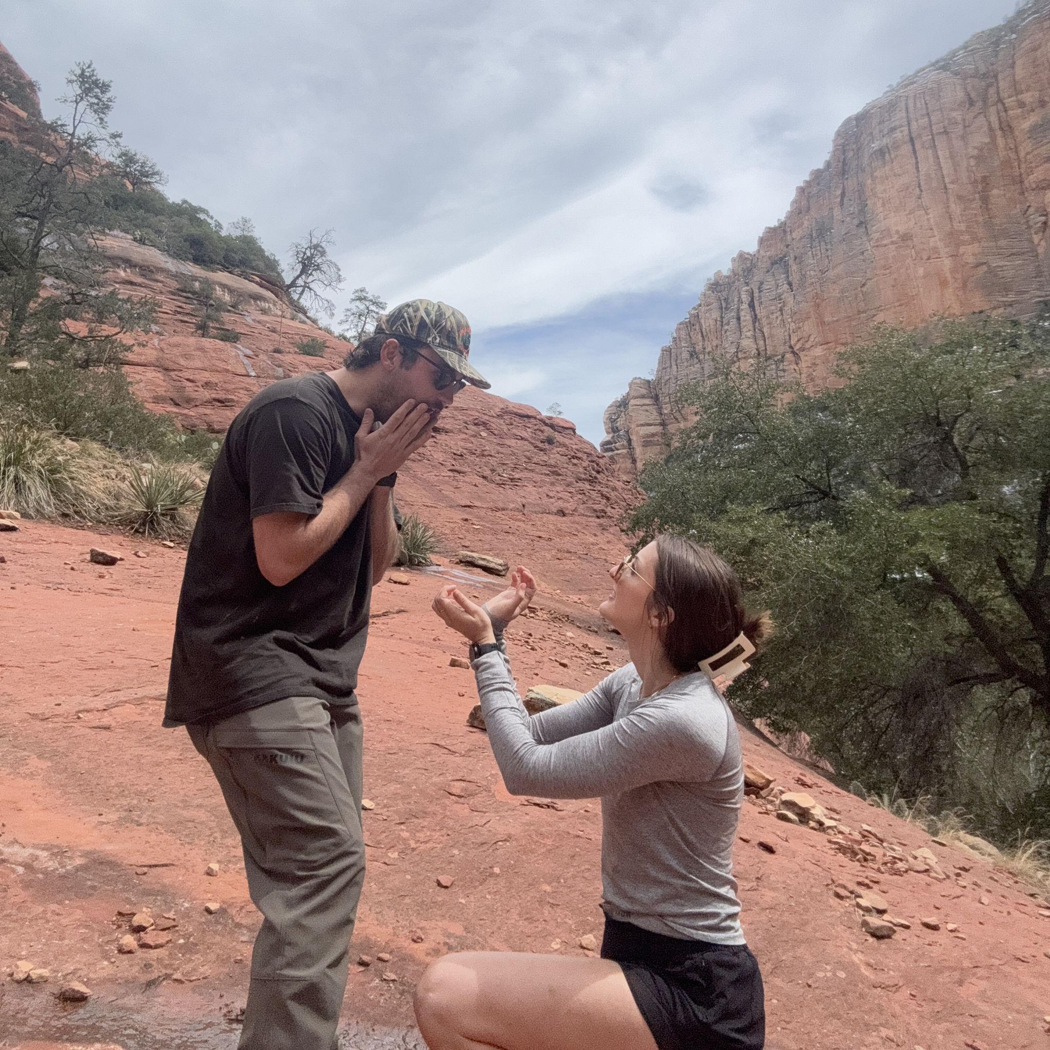 Showing Will good form in Sedona, AZ