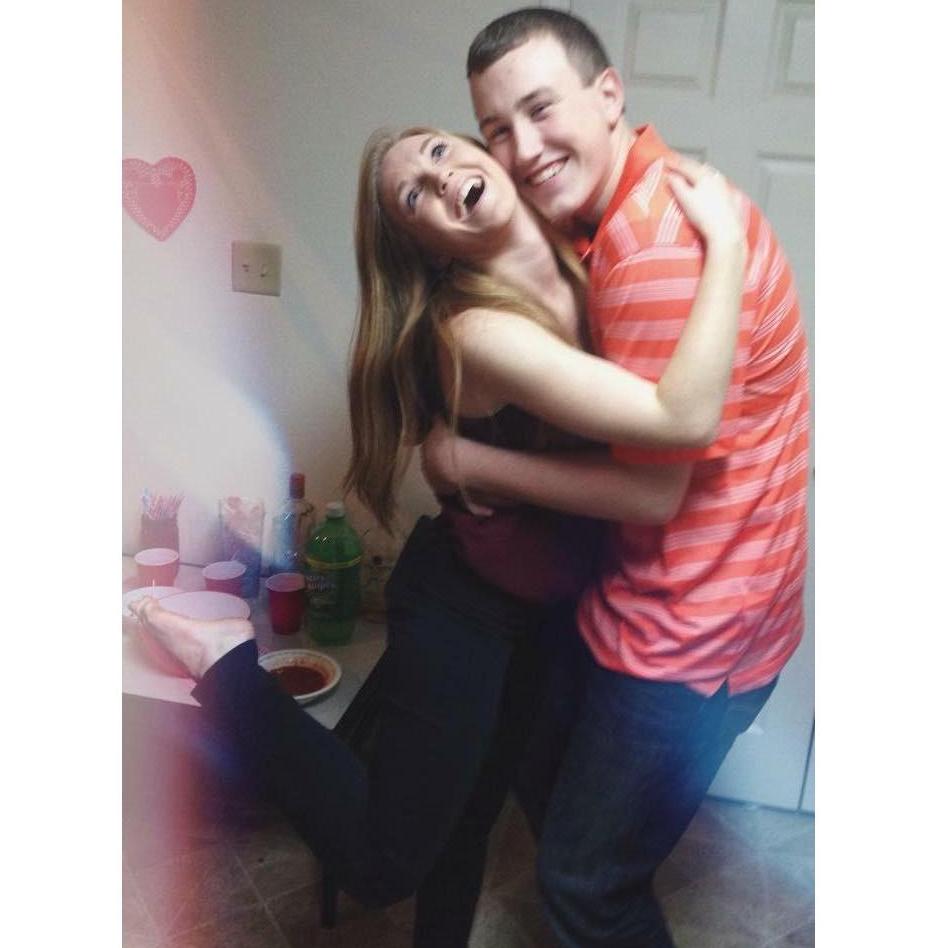 Valentine's Day Sophomore Year of College: 2015