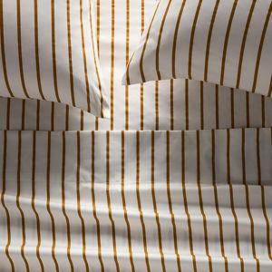 Organic Cotton Sheets- queen ivory stripe