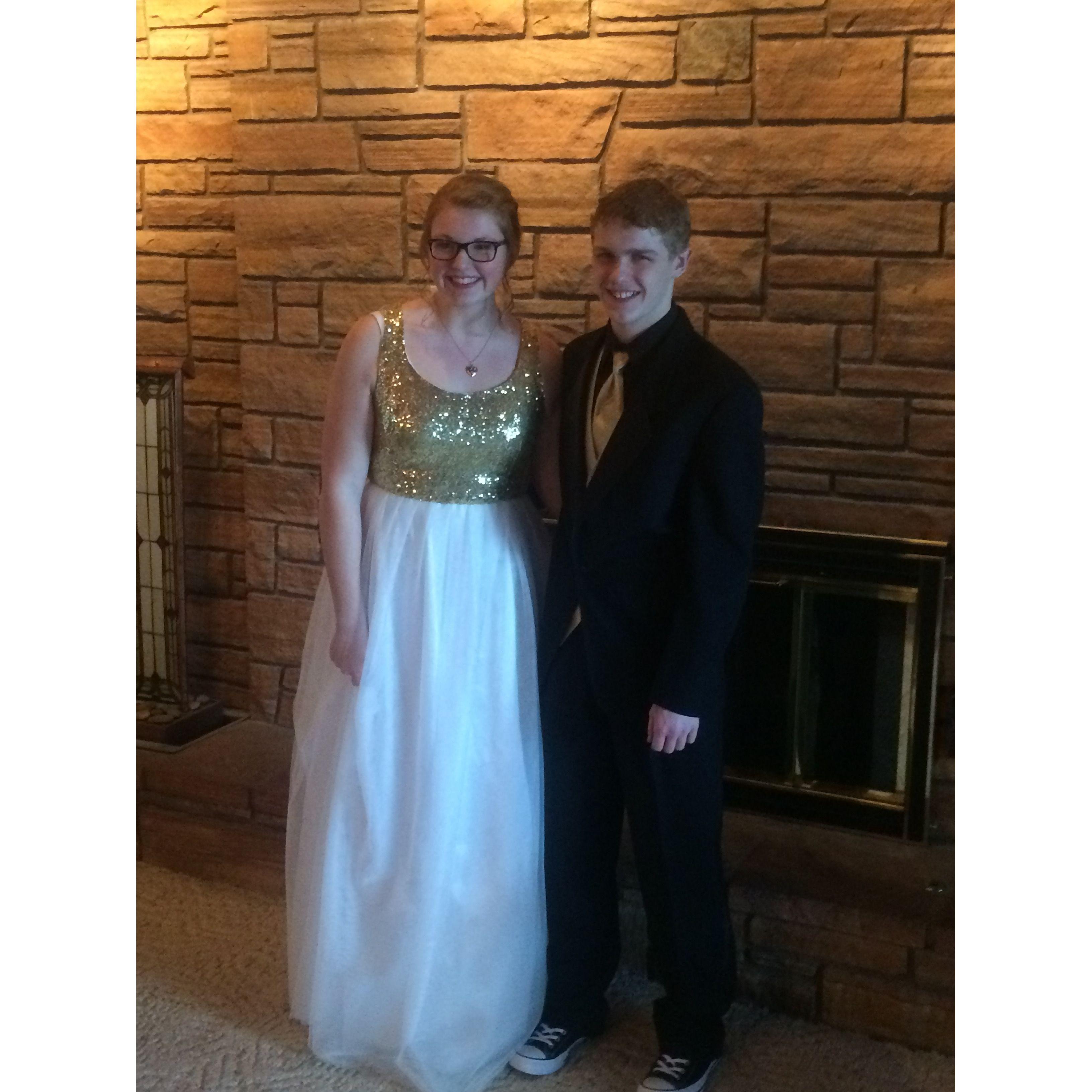 Freshman year Prom 2016