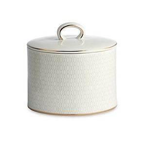 Kassatex Florence Jar in White
