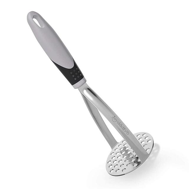 Joyoldelf Heavy Duty Potato Masher, Stainless Steel Integrated Avocado Masher with Non-slip Handle, Perfect for Bean, Vegetable, Fruits, Baby Food