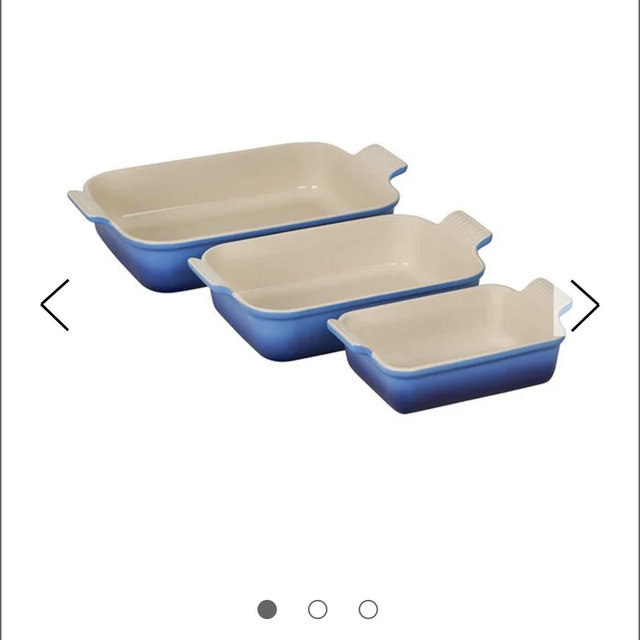 Heritage 3-Piece Rectangular Baking Dish Set