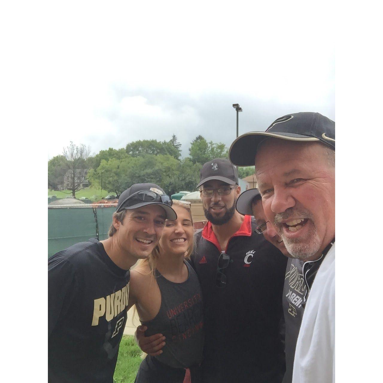 Aaron & Kenzy's very first Uncles Weekend at Purdue in 2016.