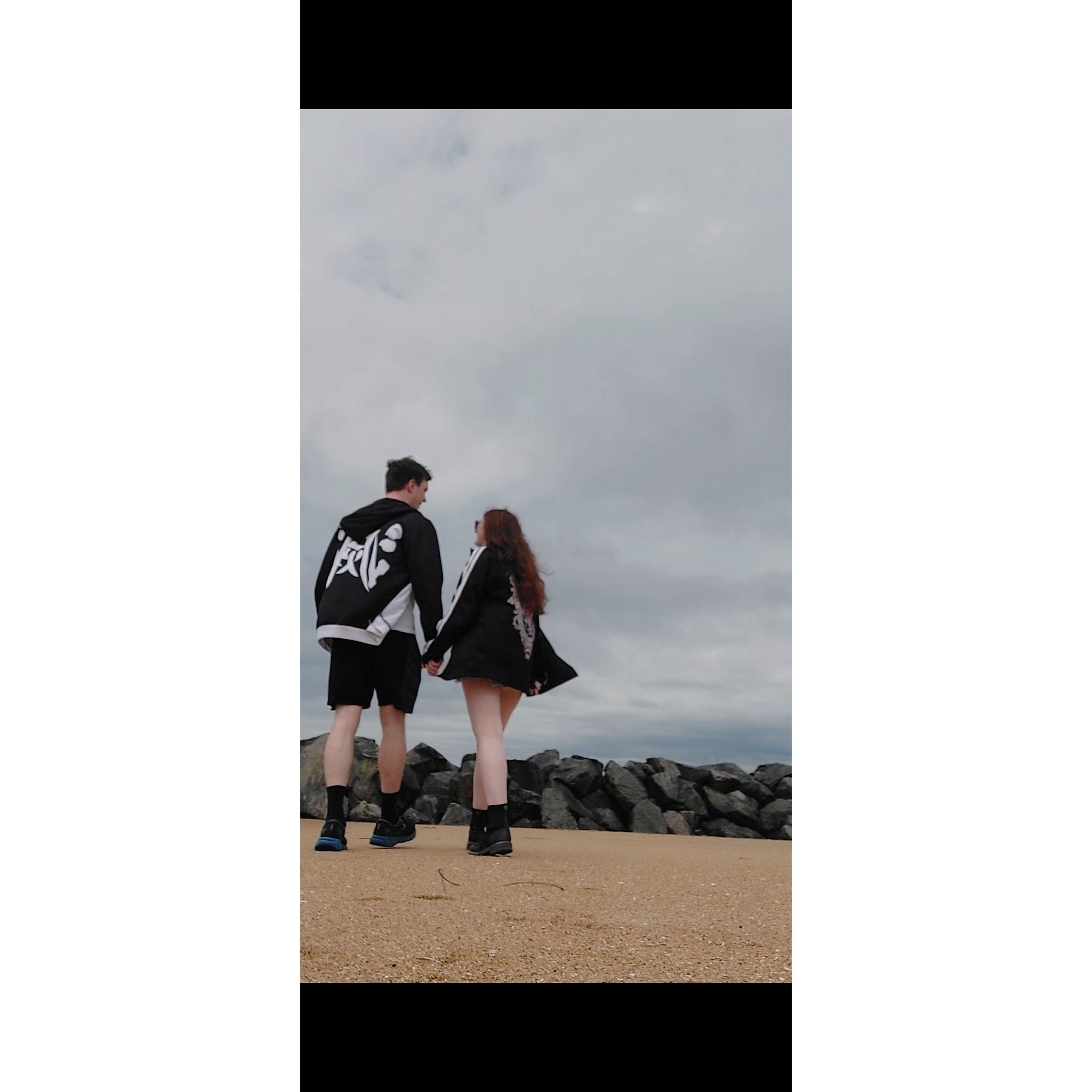 Us on a trip to Cape Henry Lighthouse