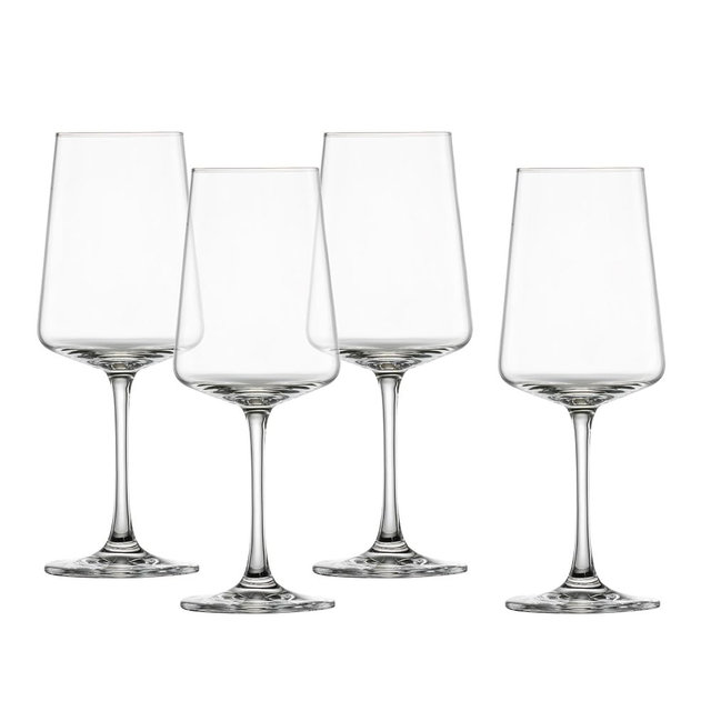 Schott Zwiesel MioVino German Made Crystal Glass, 13 Oz. White Wine (Set of 4), Clear