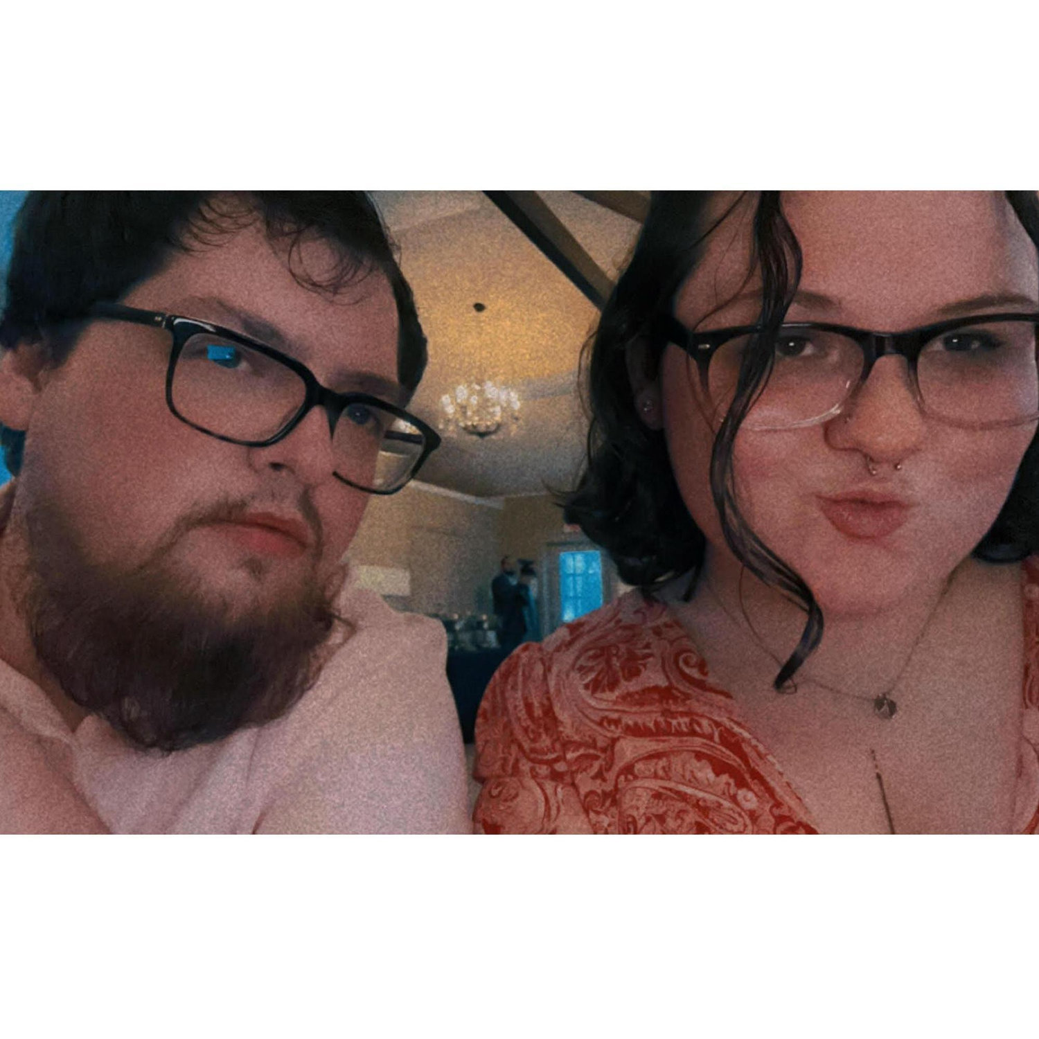 Our first wedding together