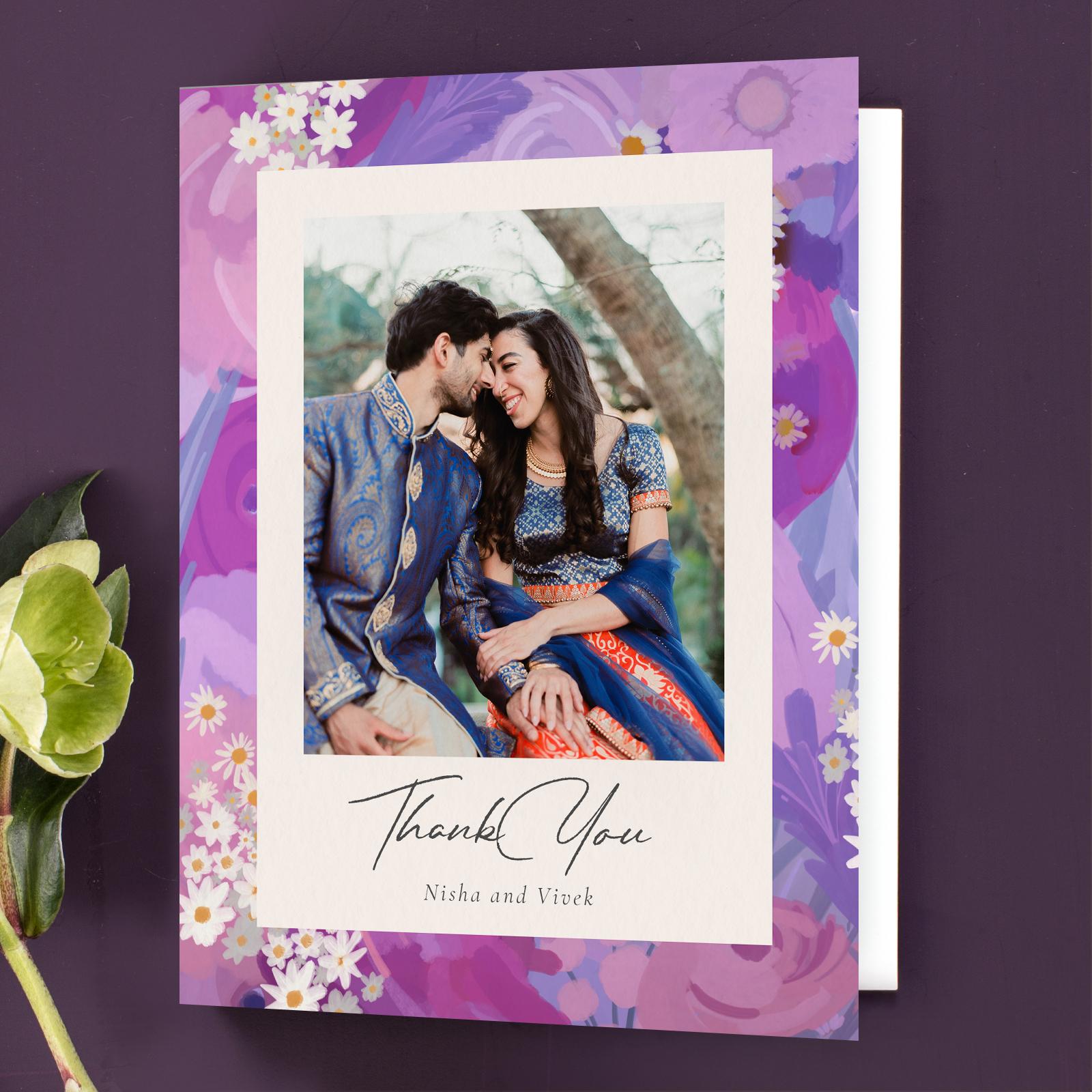 Zola Thank You Cards Chesley Photo