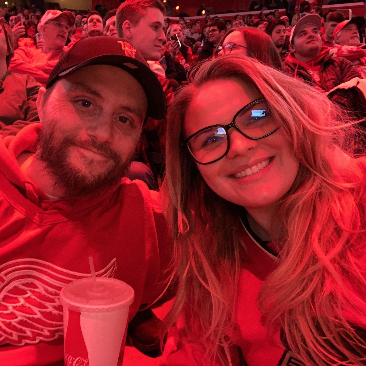 Blackhawks vs Red Wings game. Blackhawks were winning most of the game and then blew it in the 3rd period...
