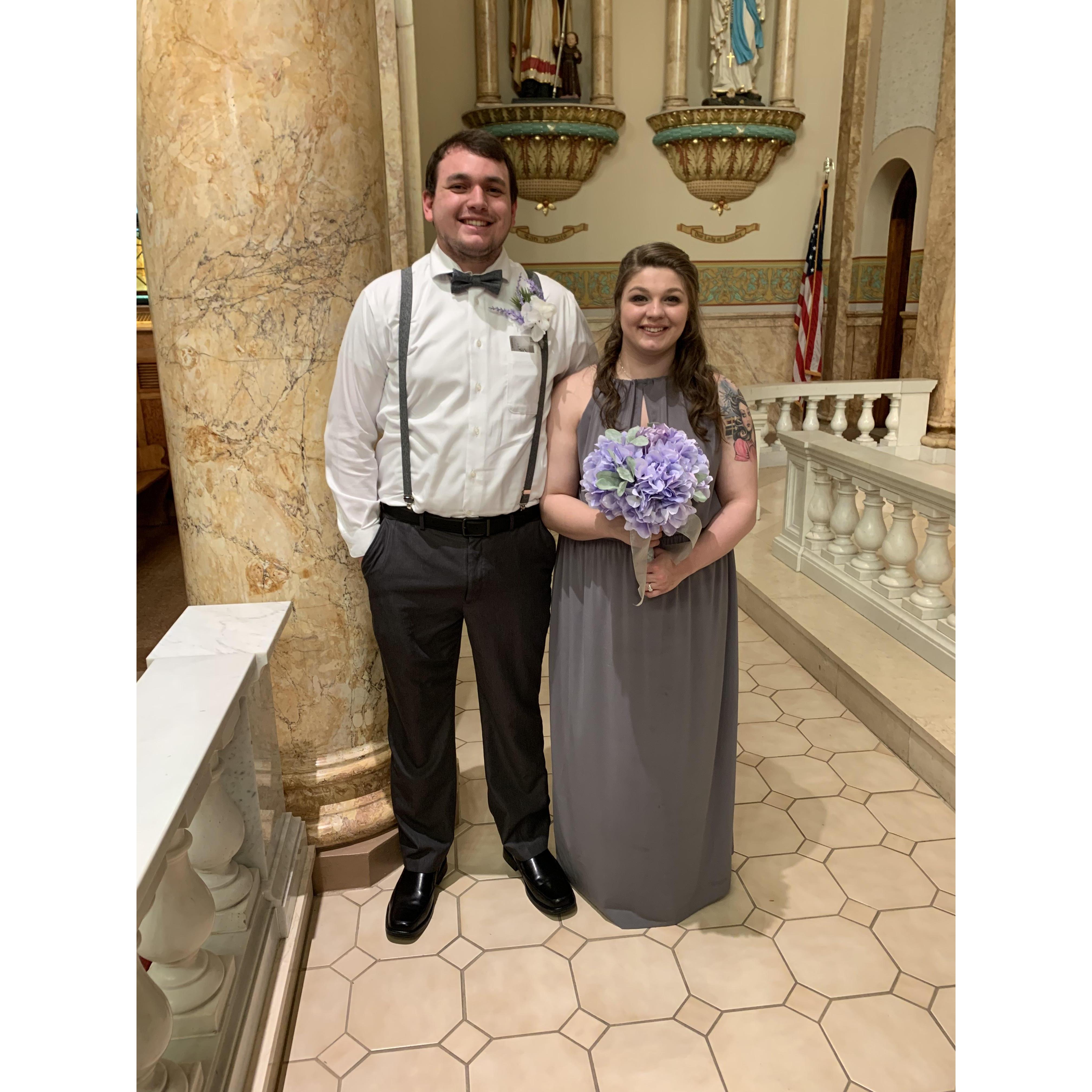 At Kate and Nicks wedding