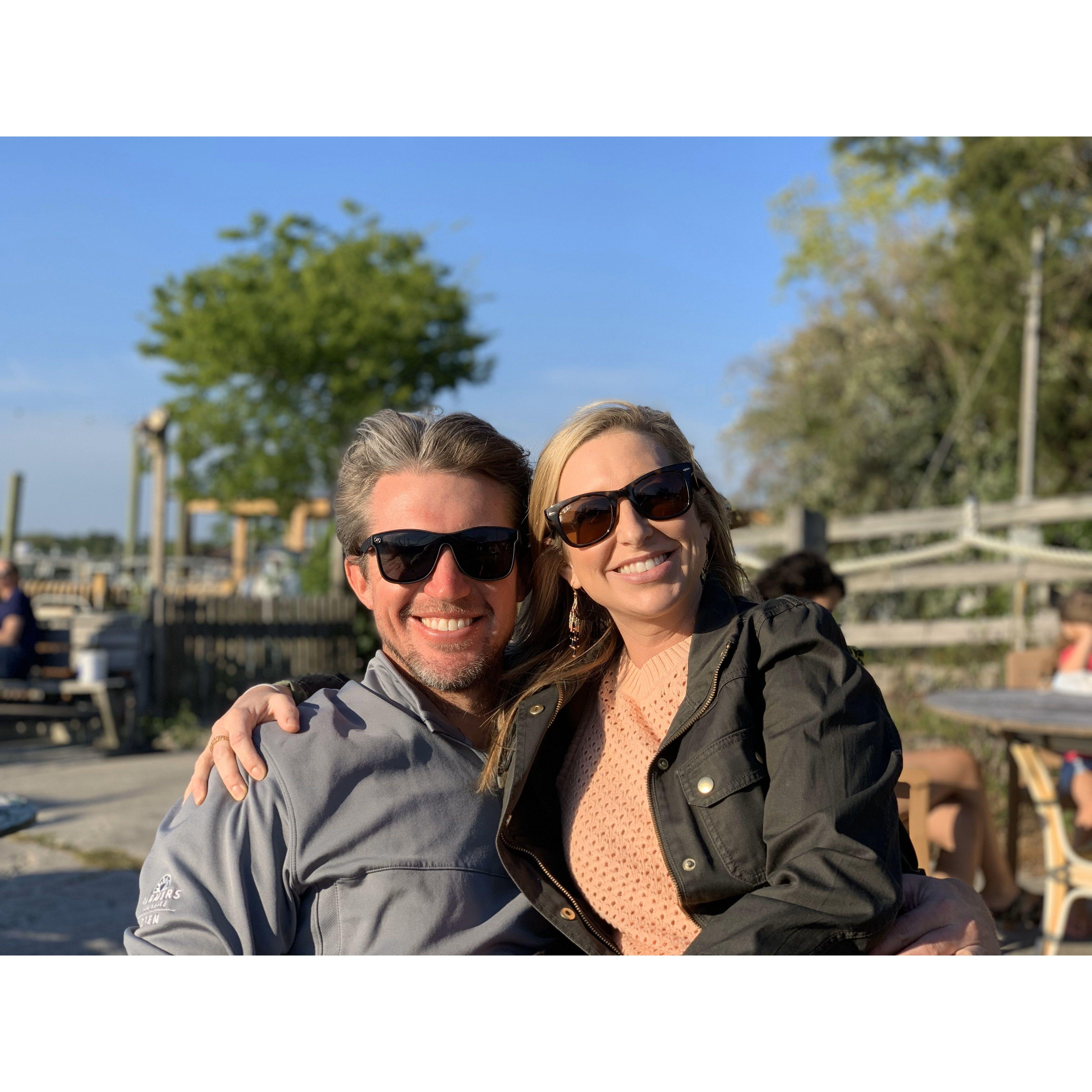 Dinner with the Mom and Dad at the famous Wreck of the Richard and Charlene - CHS May 2021