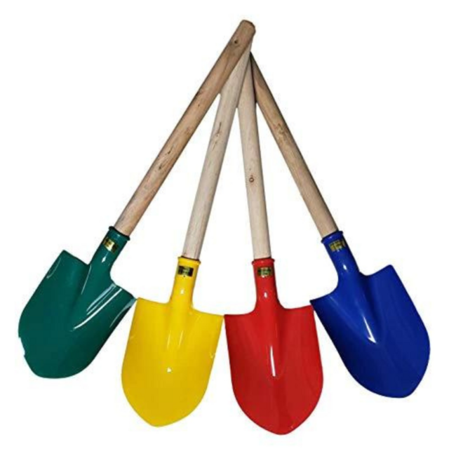 Heavy Duty Wooden Kids Sand Beach Shovel