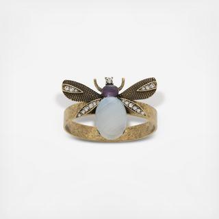 Wing Bug Napkin Ring, Set of 4