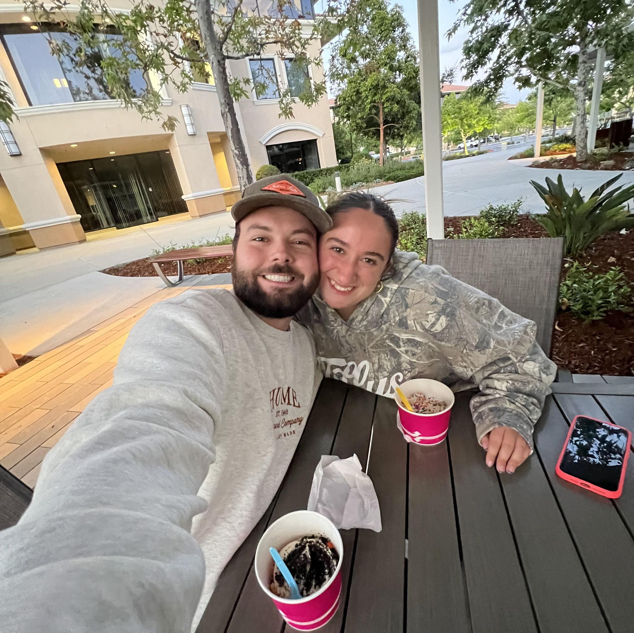 One year later, recreating the day he told me he liked me:-)