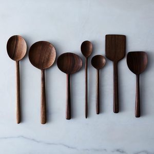 Simple Walnut Wooden Spoons