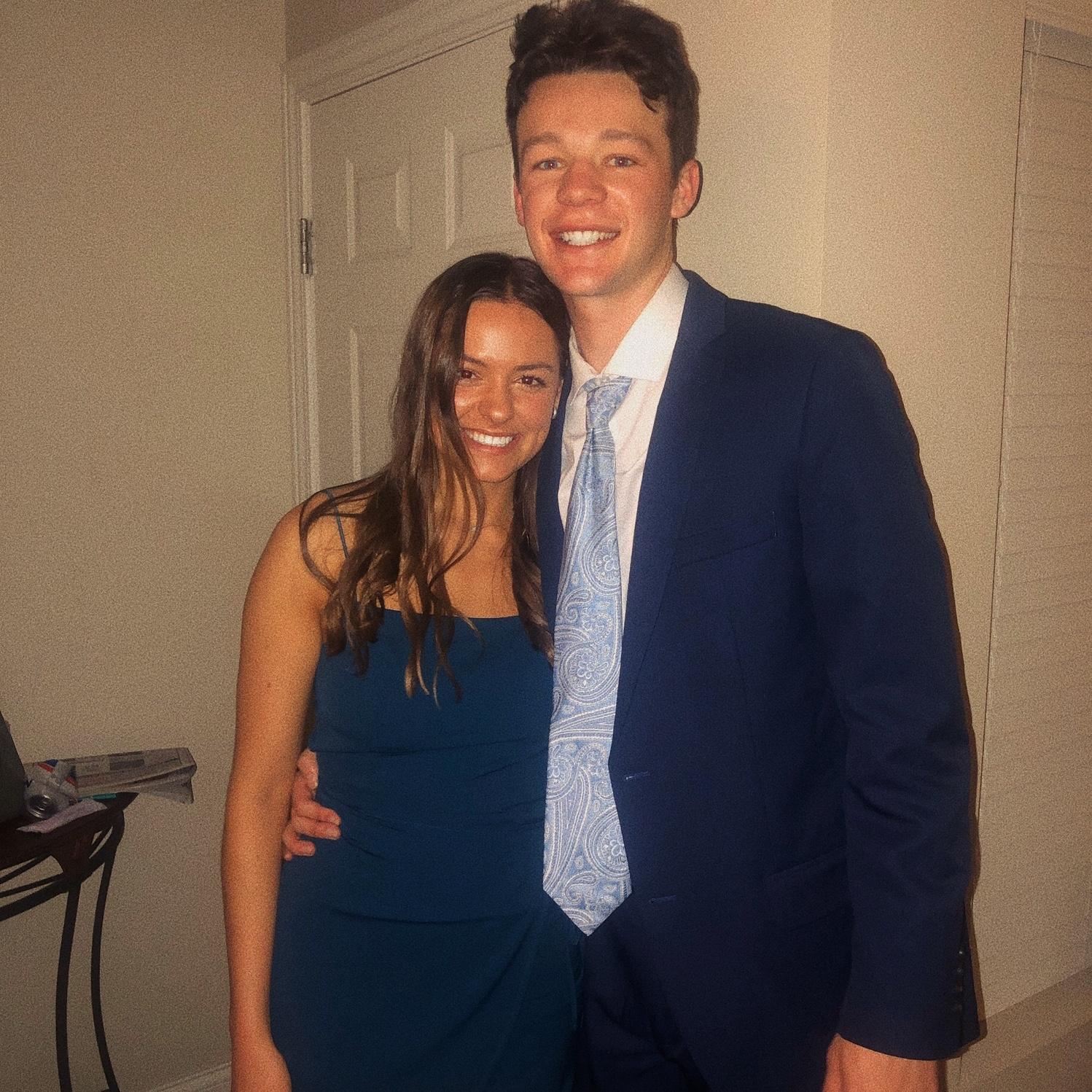 First formal together in college!
