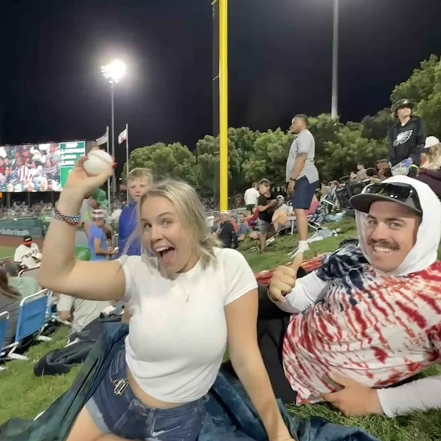 Morgan got Michelle a ball!