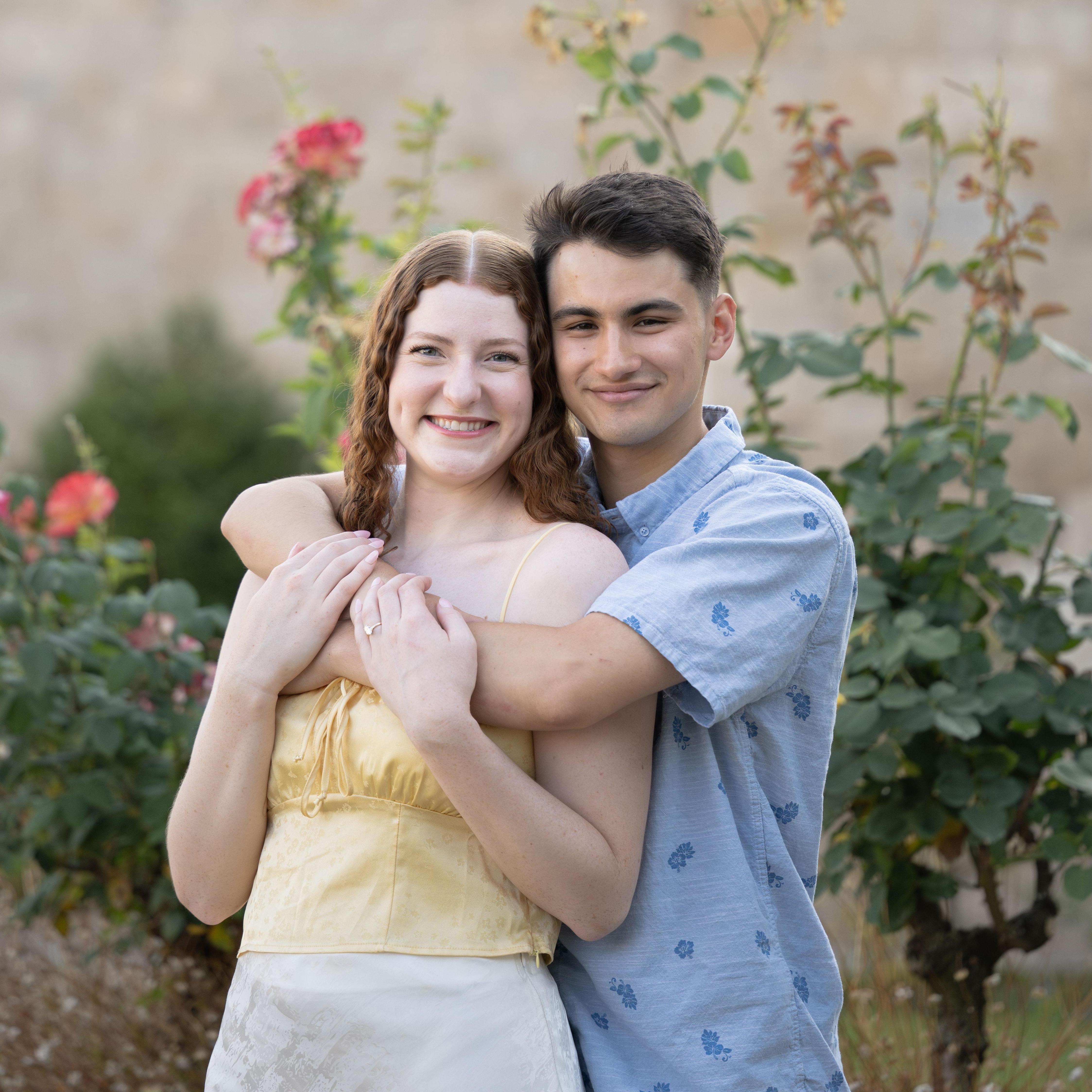 6.16.25 - Emanuel and Amy took their engagement photos at the Santa Barbara Garden in Braga, Portugal.