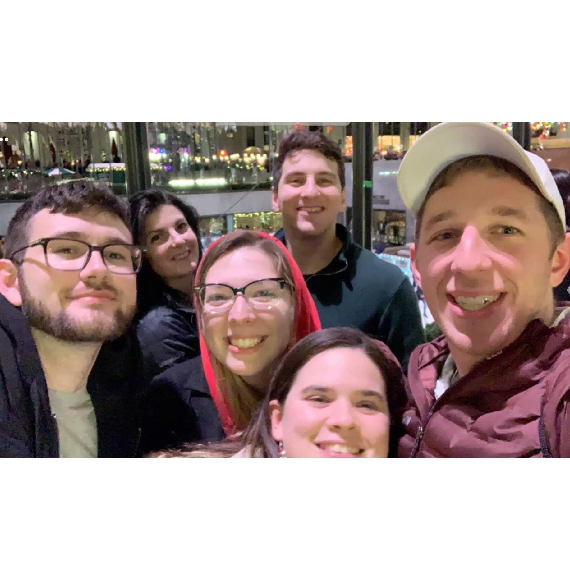 Our first trip together to NYC with family and friends.