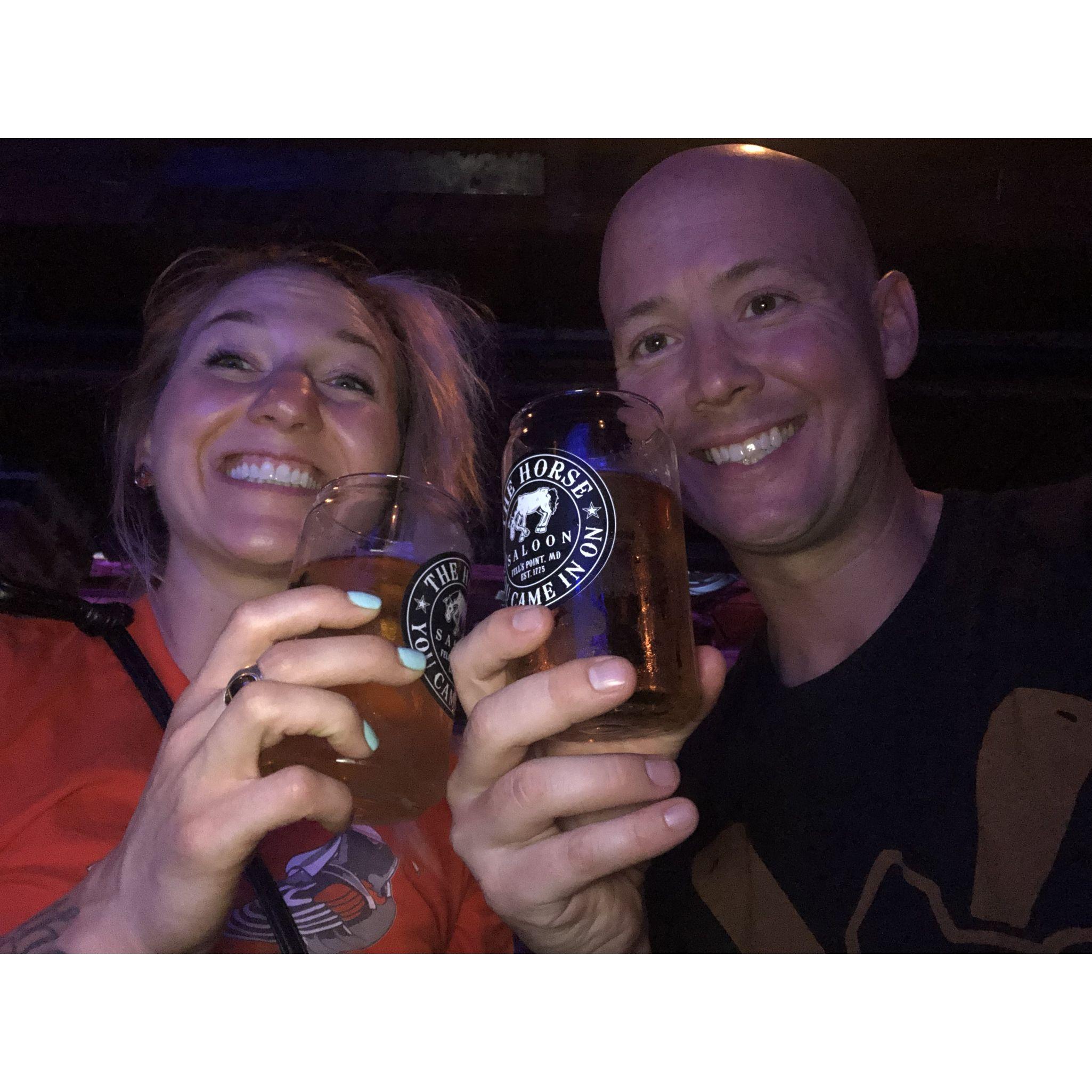 Pictured: the second beer we had in Baltimore.