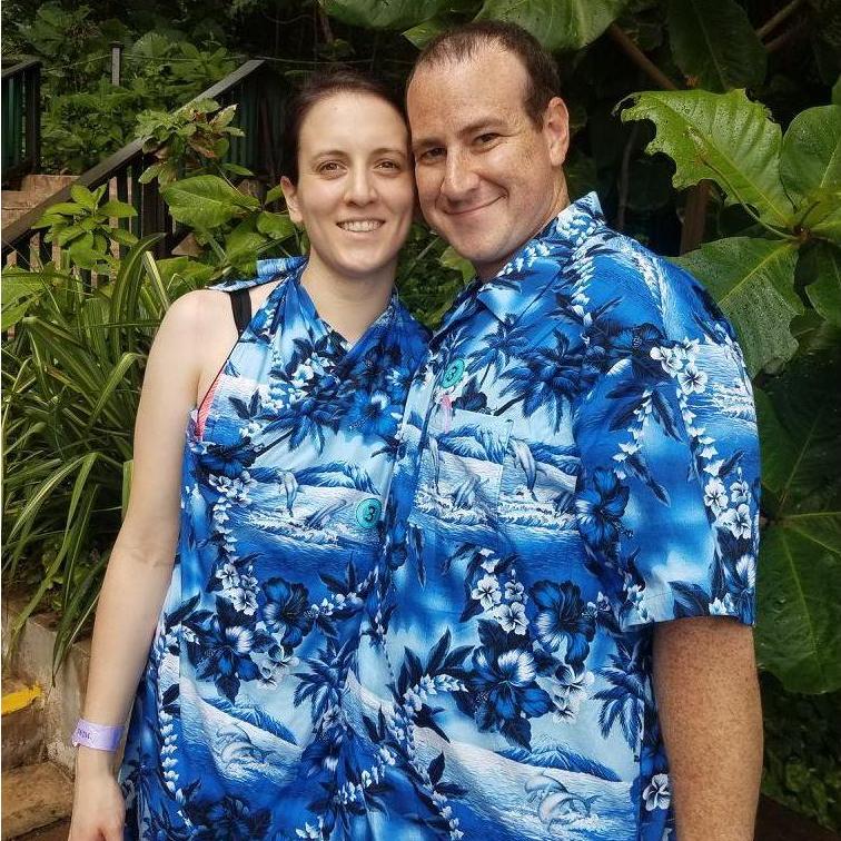 In 2017, we got to go on a cruise to the Caribbean. We had 8 matching outfits that we wore.