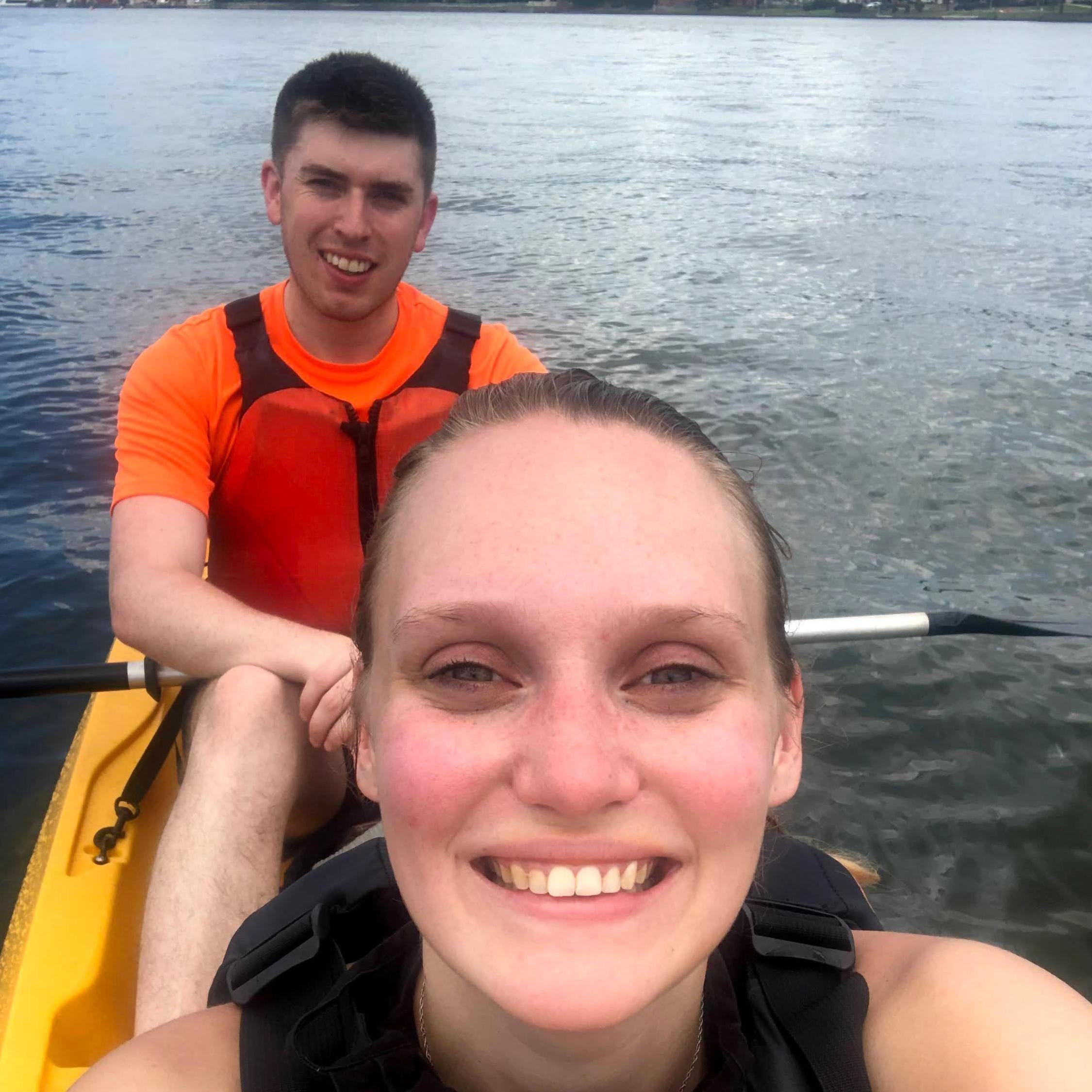 Finding outside activities during the pandemic together fostered a love of kayaking! | June 2020