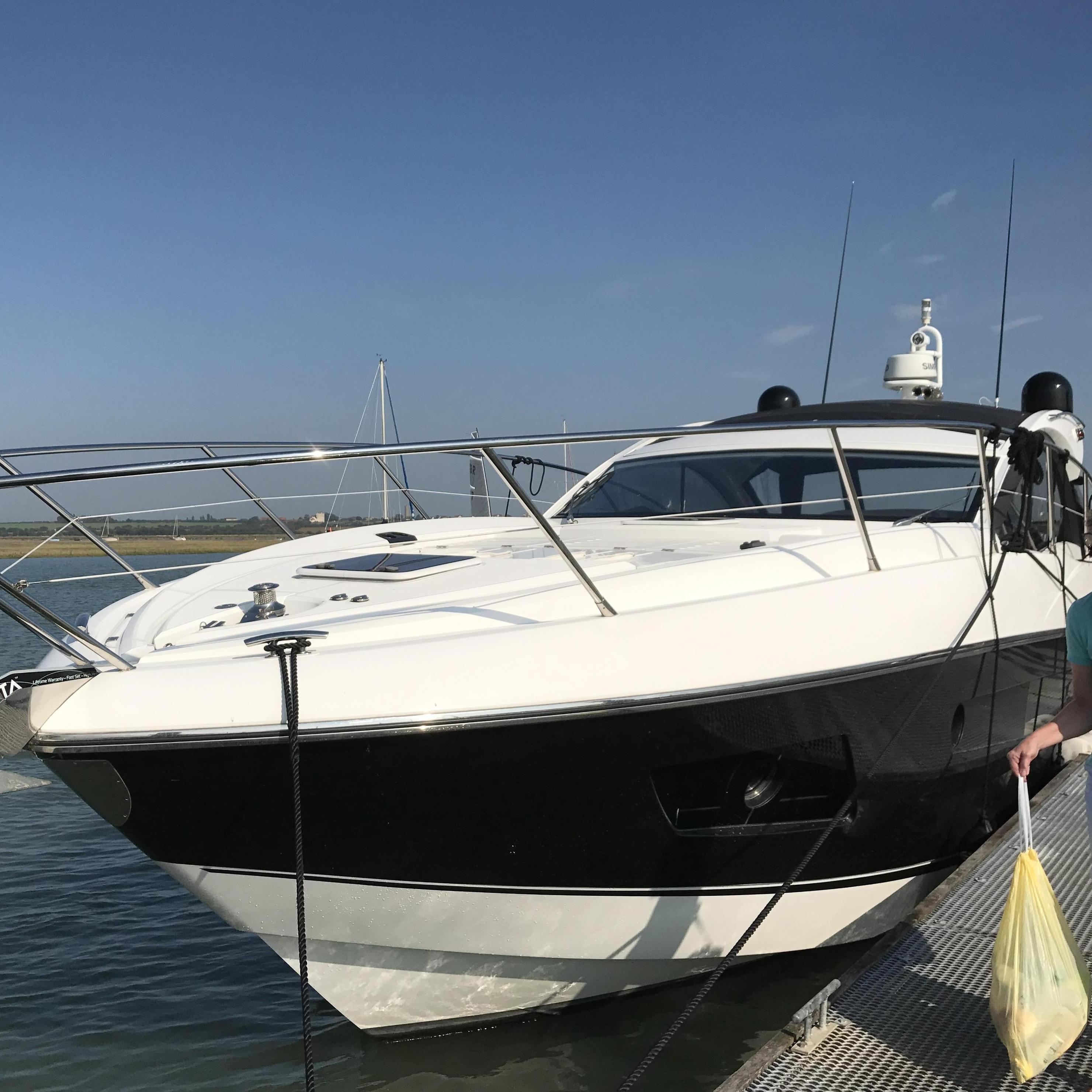 The bow of the boat where Tom proposed