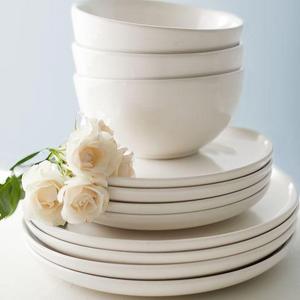 Joshua 16-Piece Dinnerware Set - Ivory White