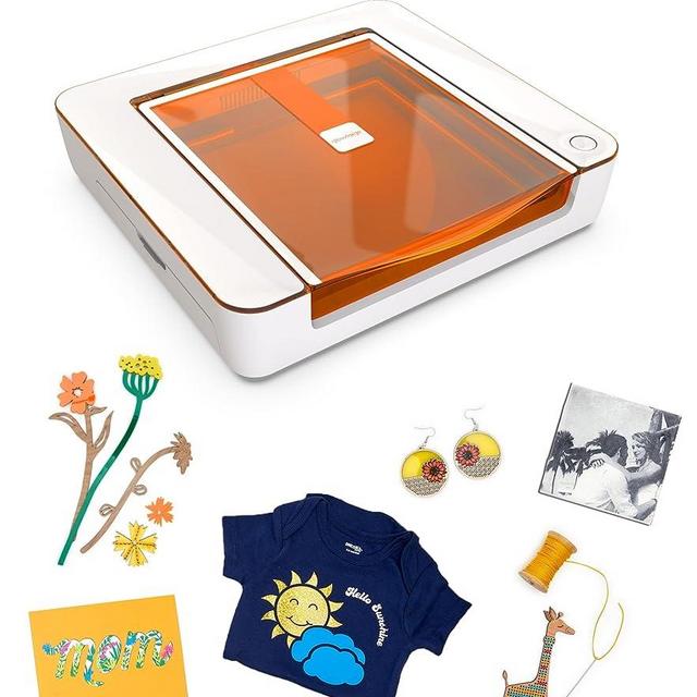 glowforge Aura Craft Laser Printer - The Powerful Laser Precisely Cuts, Engraves, and Scores Hundreds of Different Materials so You Can Make Magical Things