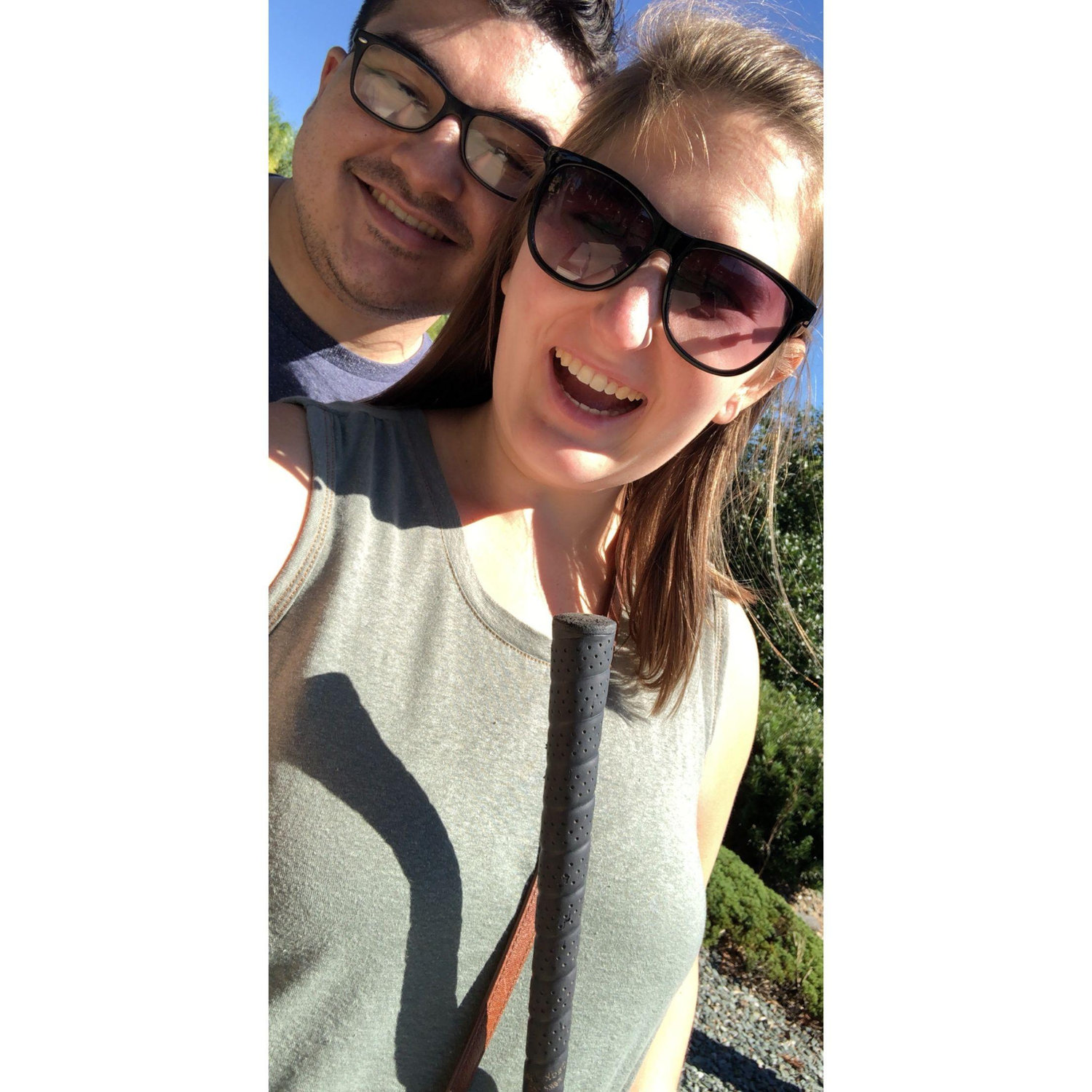 Mini-Golfing on Ben's birthday