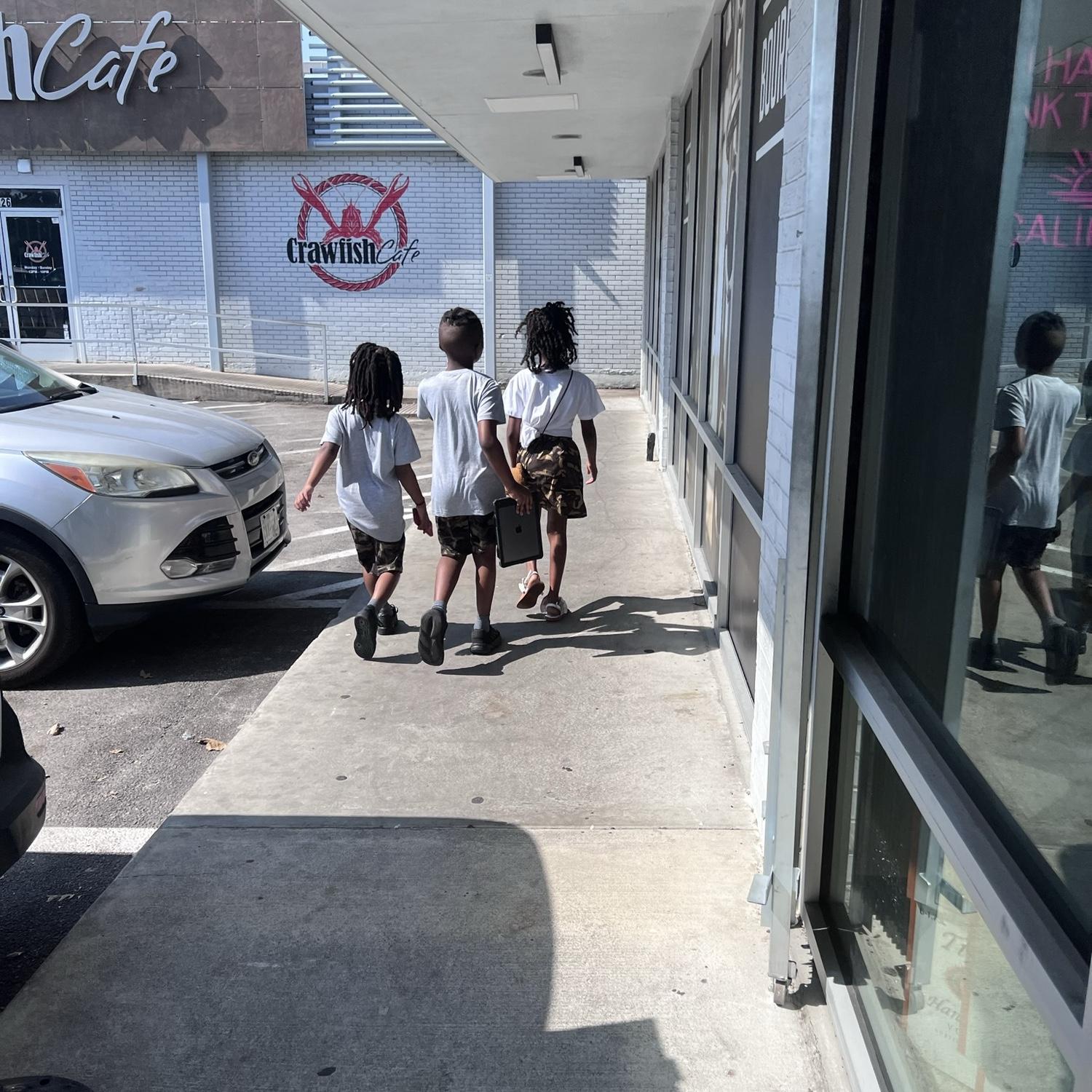 Ft. The children @ Crawfish Cafe