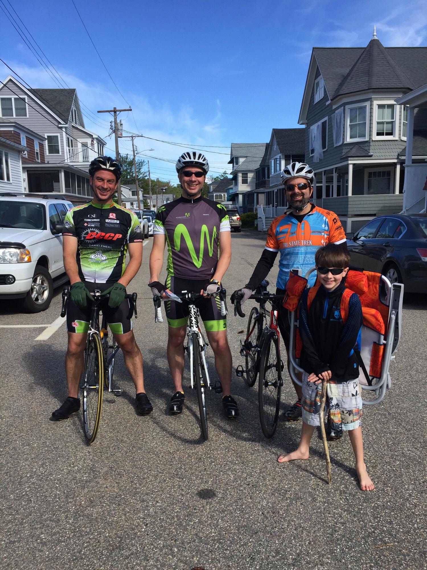 Annual ocean park trip, Lorenzo & his brothers ready for a ride! Little Lorenzo was checking their safety gear ;)