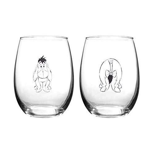 Winnie The Pooh Collectible Wine Glass Set (Eeyore)