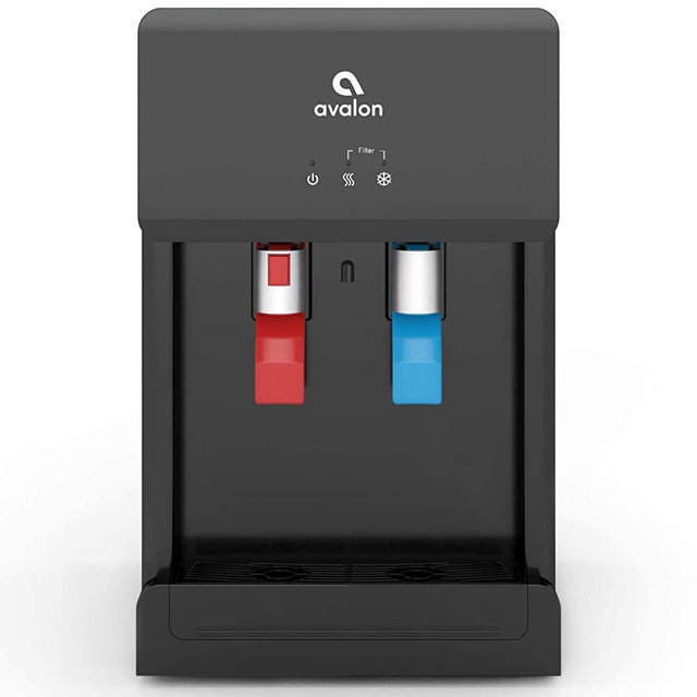 Avalon B8BLK Touchless Countertop Bottleless Water Cooler Water Dispenser - Hot & Cold Water, NSF Certified Filter- UL/Energy Star Approved- Black