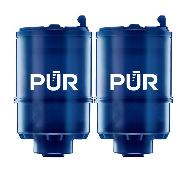 PUR RF9999 MineralClear Faucet Water Filter Replacement for Filtration Systems, 2-Pack, Blue